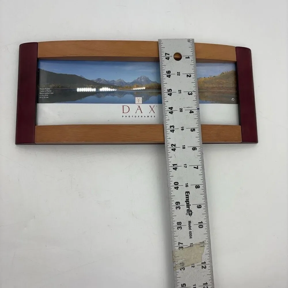 Burnes of Boston Photo frame panoramic option 4x 12 wooden frame brand new